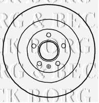 BORG & BECK BBD4690 гальмівний диск