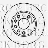 BORG & BECK BBD4898 гальмівний диск