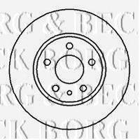 BORG & BECK BBD4913 гальмівний диск