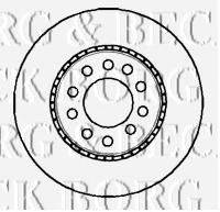 BORG & BECK BBD5049 гальмівний диск