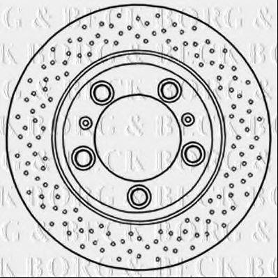 BORG & BECK BBD6032S гальмівний диск