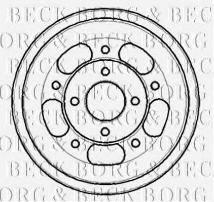 BORG & BECK BBR7177 Гальмівний барабан