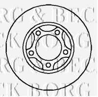 BORG & BECK BBD4839 гальмівний диск