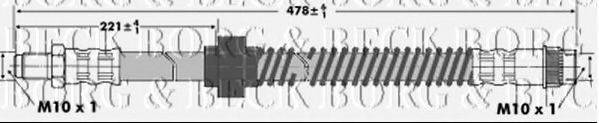 BORG & BECK BBH6935 Гальмівний шланг