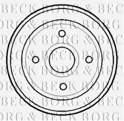 BORG & BECK BBR7115 Гальмівний барабан