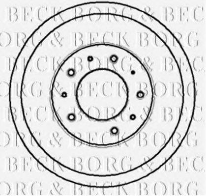 BORG & BECK BBR7032 Гальмівний барабан