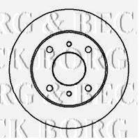 BORG & BECK BBD4008 гальмівний диск