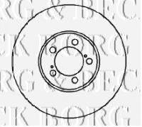 BORG & BECK BBD4099 гальмівний диск