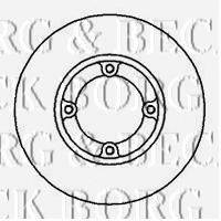 BORG & BECK BBD4136 гальмівний диск