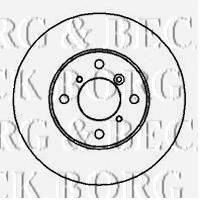 BORG & BECK BBD4230 гальмівний диск