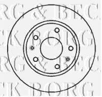 BORG & BECK BBD4285 гальмівний диск