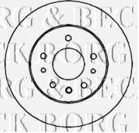BORG & BECK BBD4318 гальмівний диск