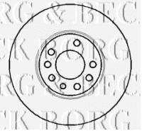 BORG & BECK BBD4365 гальмівний диск