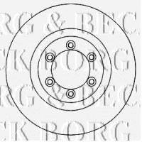 BORG & BECK BBD4583 гальмівний диск