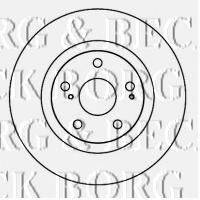 BORG & BECK BBD4606 гальмівний диск