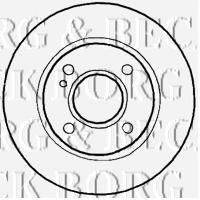 BORG & BECK BBD4638 гальмівний диск