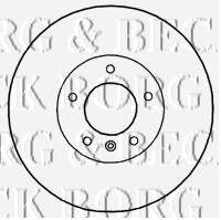 BORG & BECK BBD4782 гальмівний диск