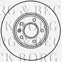 BORG & BECK BBD4797 гальмівний диск