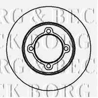 BORG & BECK BBD4823 гальмівний диск