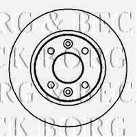 BORG & BECK BBD4928 гальмівний диск