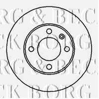 BORG & BECK BBD5110 гальмівний диск
