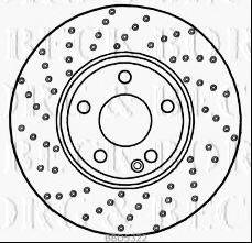 BORG & BECK BBD5322 гальмівний диск