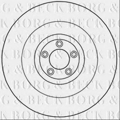 BORG & BECK BBD6024S гальмівний диск