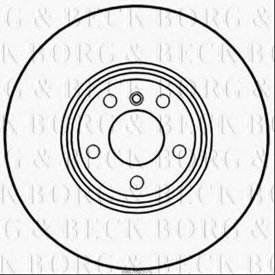 BORG & BECK BBD6037S гальмівний диск