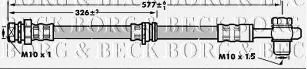 BORG & BECK BBH6898 Гальмівний шланг