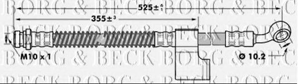 BORG & BECK BBH7036 Гальмівний шланг