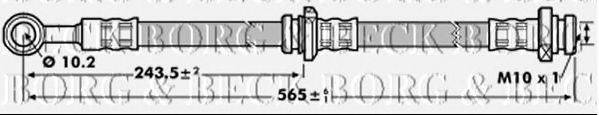 BORG & BECK BBH7141 Гальмівний шланг