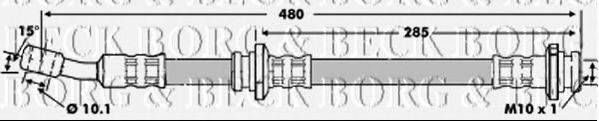 BORG & BECK BBH6820 Гальмівний шланг