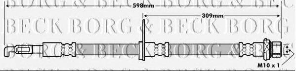 BORG & BECK BBH7247 Гальмівний шланг