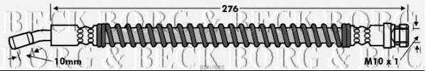 BORG & BECK BBH7605 Гальмівний шланг