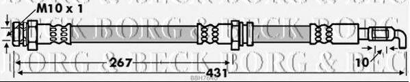 BORG & BECK BBH7640 Гальмівний шланг