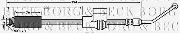 BORG & BECK BBH7769 Гальмівний шланг