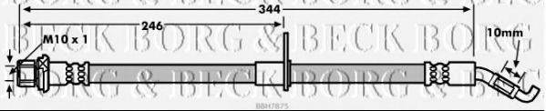 BORG & BECK BBH7875 Гальмівний шланг