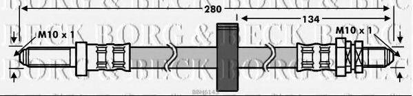 BORG & BECK BBH6143 Гальмівний шланг