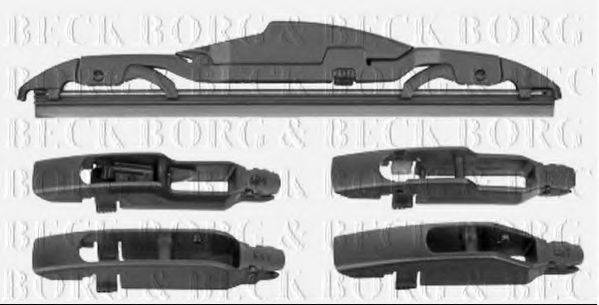 BORG & BECK BW08R Щітка склоочисника