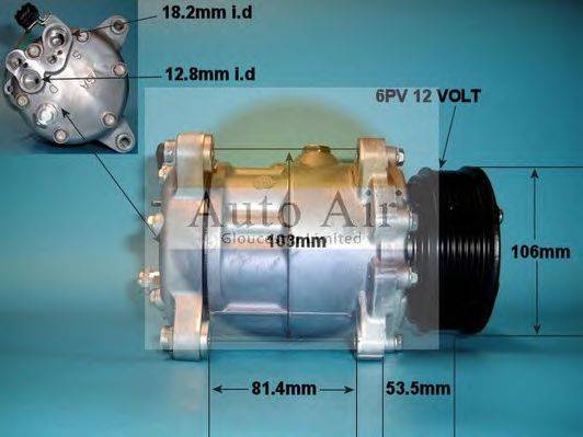 AUTO AIR GLOUCESTER 141236 Компресор, кондиціонер