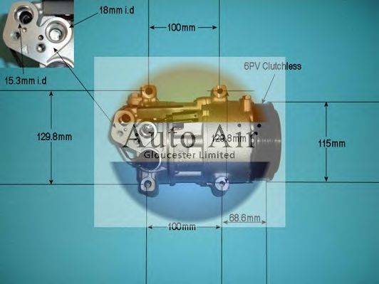 AUTO AIR GLOUCESTER 149739P Компресор, кондиціонер