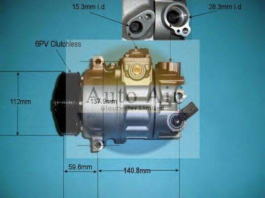 AUTO AIR GLOUCESTER 149698P Компресор, кондиціонер