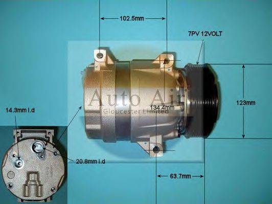 AUTO AIR GLOUCESTER 141118 Компресор, кондиціонер