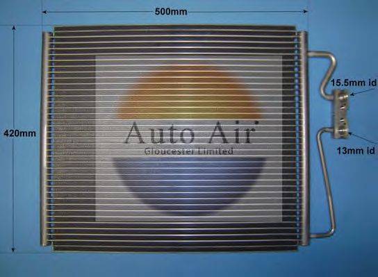 AUTO AIR GLOUCESTER 166595 Конденсатор, кондиціонер