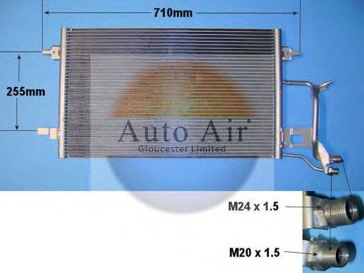 AUTO AIR GLOUCESTER 169564 Конденсатор, кондиціонер