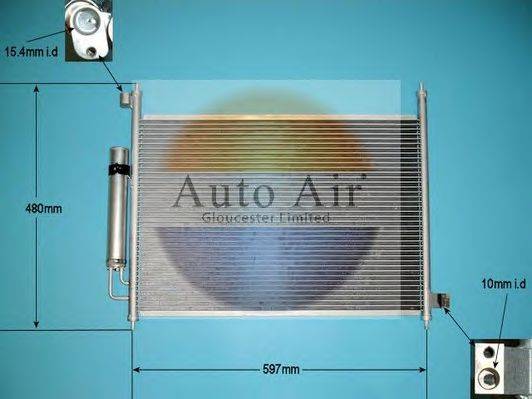 AUTO AIR GLOUCESTER 161366 Конденсатор, кондиціонер