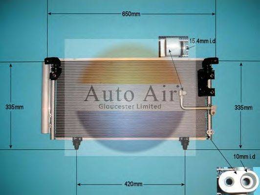 AUTO AIR GLOUCESTER 168924 Конденсатор, кондиціонер