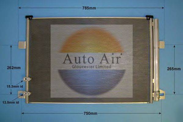 AUTO AIR GLOUCESTER 169955 Конденсатор, кондиціонер