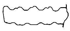 BGA RC9312 Прокладка, кришка головки циліндра