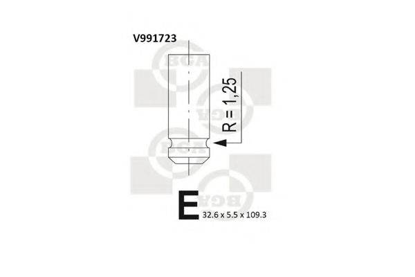 BGA V991723 Впускний клапан